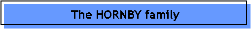 The HORNBY family